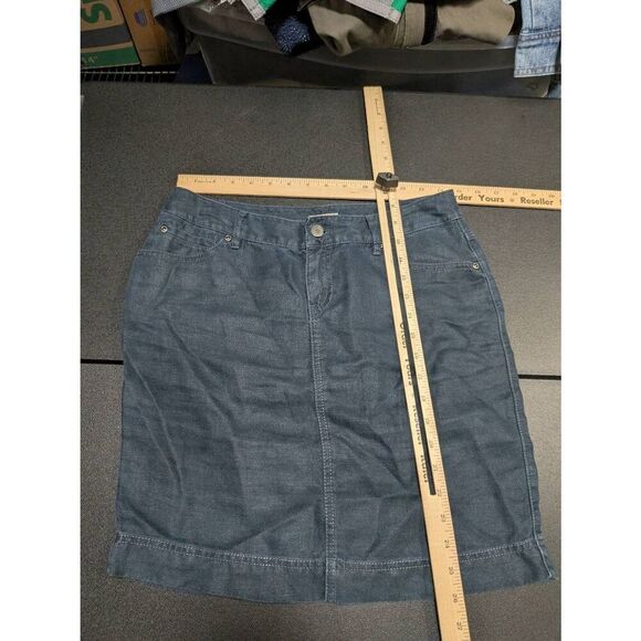 J. Jill Denim Blue Jean Stretch Pencil Skirt Women's Size 4 - Picture 2 of 4